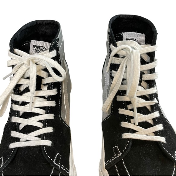 Vans Sk8-Hi Shoes Sneakers Gray Black Suede Mens Size 8 Womens Size 9.5 Unisex - Picture 3 of 13